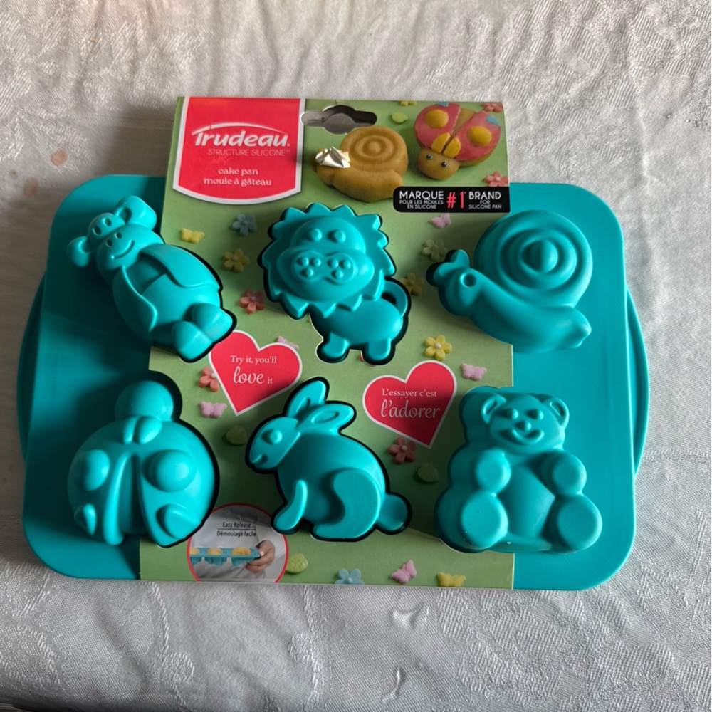 RUDE Kids Animal Silicone Mold Set - Blue